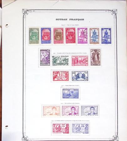 1894-1944 Deux collections sur pages d'albums, environ