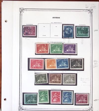 1855-1940 Mint and used collection on Y&T album pages,