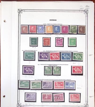 1855-1940 Mint and used collection on Y&T album pages,