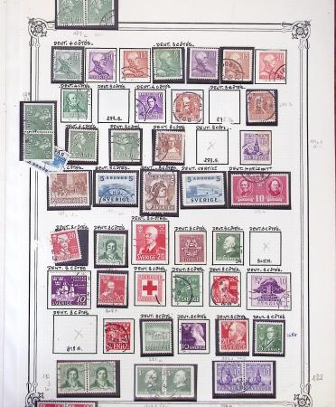 1855-1940 Mint and used collection on Y&T album pages,