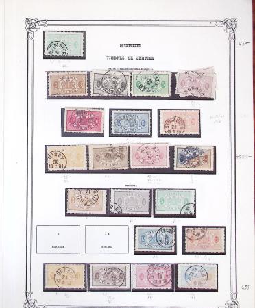 1855-1940 Mint and used collection on Y&T album pages,