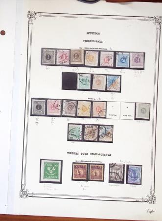 1855-1940 Mint and used collection on Y&T album pages,