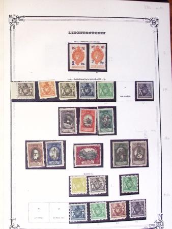 1912-88 Two collections of Liechtenstein in albums,
