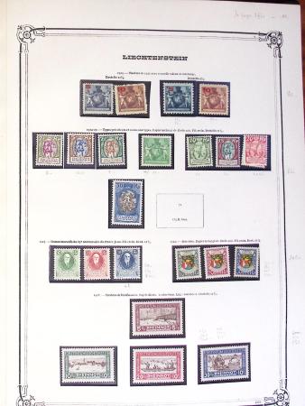 1912-88 Two collections of Liechtenstein in albums,