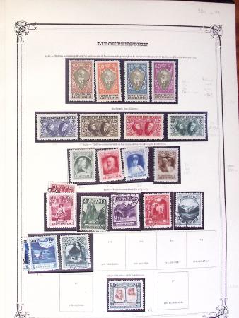 1912-88 Two collections of Liechtenstein in albums,