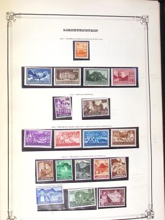 1912-88 Two collections of Liechtenstein in albums,