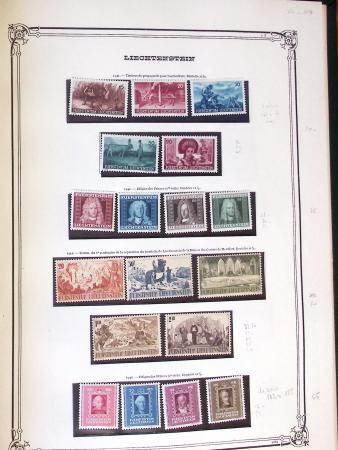 1912-88 Two collections of Liechtenstein in albums,