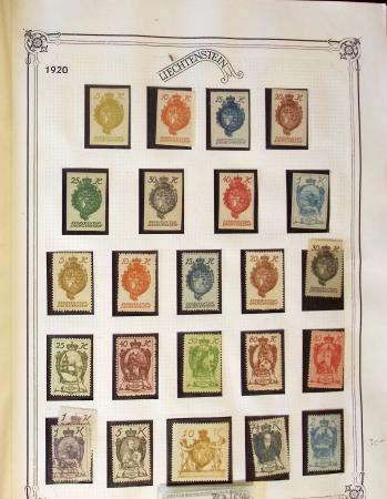 1912-88 Two collections of Liechtenstein in albums,