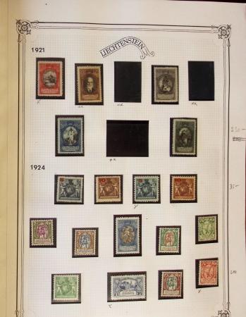 1912-88 Two collections of Liechtenstein in albums,