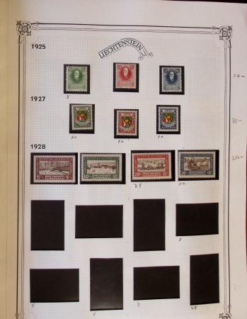 1912-88 Two collections of Liechtenstein in albums,