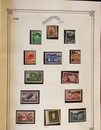 1912-88 Two collections of Liechtenstein in albums,