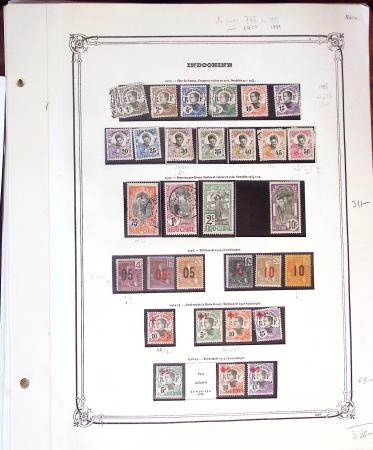 1892-1971 Collection de neufs et d'oblitérés sur pages