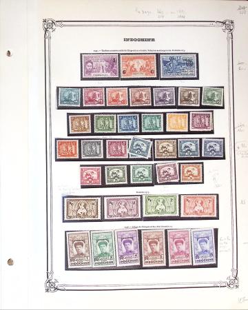1892-1971 Collection de neufs et d'oblitérés sur pages