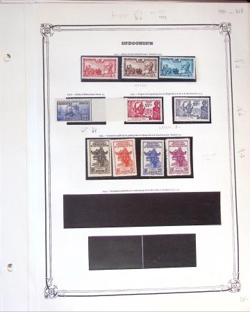 1892-1971 Collection de neufs et d'oblitérés sur pages