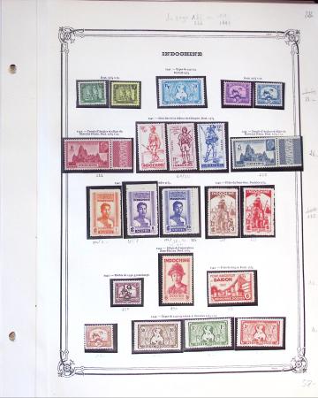 1892-1971 Collection de neufs et d'oblitérés sur pages