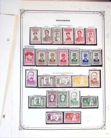 1892-1971 Collection de neufs et d'oblitérés sur pages