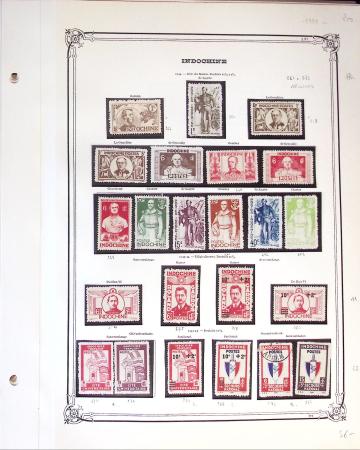 1892-1971 Collection de neufs et d'oblitérés sur pages