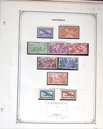 1892-1971 Collection de neufs et d'oblitérés sur pages