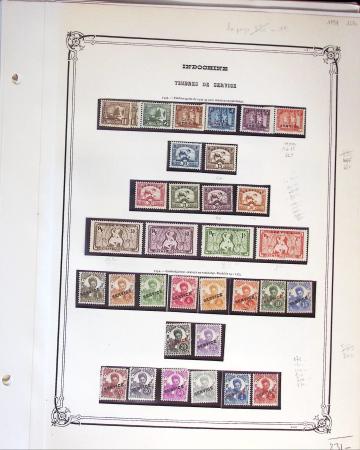 1892-1971 Collection de neufs et d'oblitérés sur pages