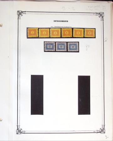 1892-1971 Collection de neufs et d'oblitérés sur pages