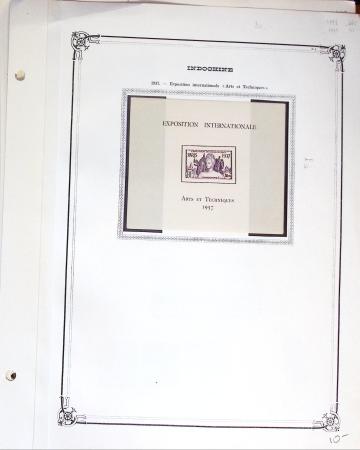1892-1971 Collection de neufs et d'oblitérés sur pages