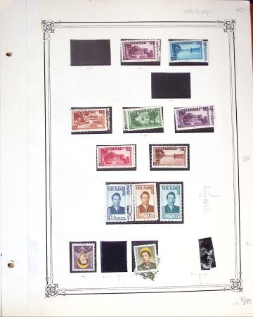 1892-1971 Collection de neufs et d'oblitérés sur pages