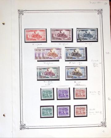 1892-1971 Collection de neufs et d'oblitérés sur pages