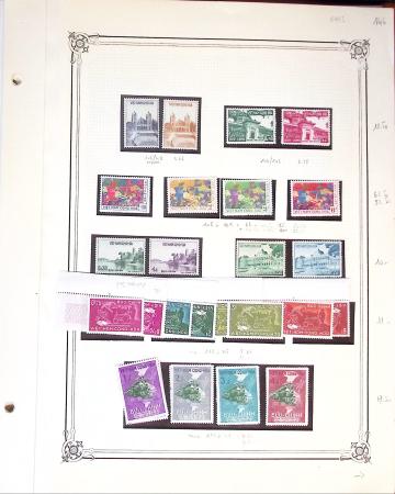 1892-1971 Collection de neufs et d'oblitérés sur pages