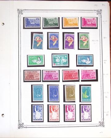 1892-1971 Collection de neufs et d'oblitérés sur pages
