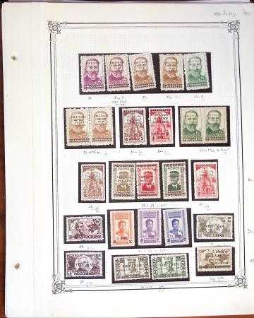 1892-1971 Collection de neufs et d'oblitérés sur pages