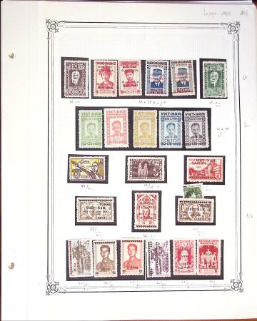 1892-1971 Collection de neufs et d'oblitérés sur pages