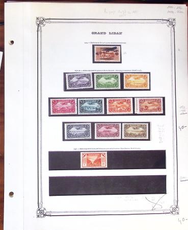 1924-42, SYRIE / GRAND LIBAN : Collection de neufs