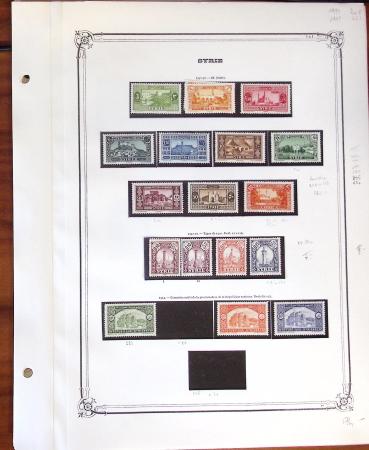 1924-42, SYRIE / GRAND LIBAN : Collection de neufs