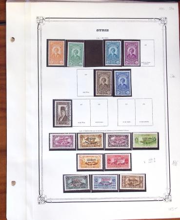 1924-42, SYRIE / GRAND LIBAN : Collection de neufs