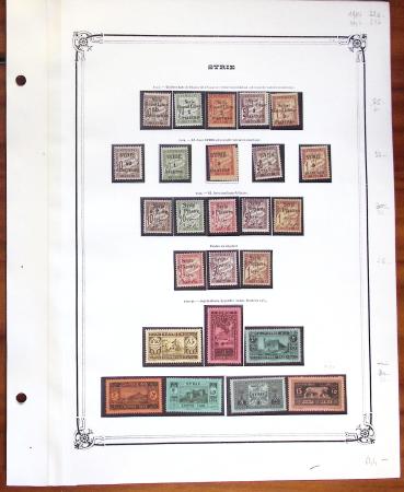 1924-42, SYRIE / GRAND LIBAN : Collection de neufs