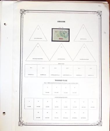 1892-1947 Ensemble avec timbres d'Obock et Cotes des