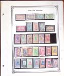 1892-1947 Ensemble avec timbres d'Obock et Cotes des
