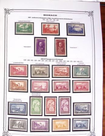1922-2020 Collection de Monaco en 3 albums avec BF