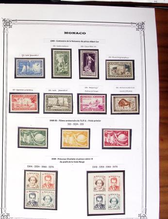 1922-2020 Collection de Monaco en 3 albums avec BF