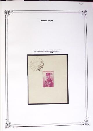 1922-2020 Collection de Monaco en 3 albums avec BF