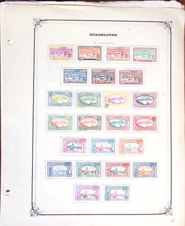 1881-1947 COLONIES D'AMÉRIQUE : Belle collection de