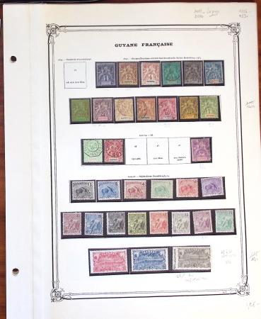 1881-1947 COLONIES D'AMÉRIQUE : Belle collection de