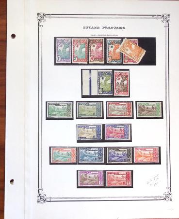 1881-1947 COLONIES D'AMÉRIQUE : Belle collection de