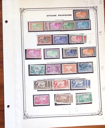 1881-1947 COLONIES D'AMÉRIQUE : Belle collection de