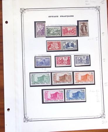 1881-1947 COLONIES D'AMÉRIQUE : Belle collection de