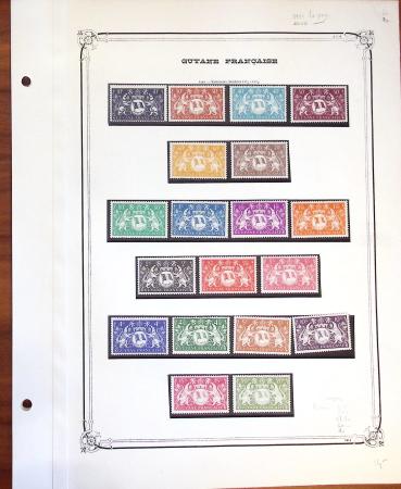 1881-1947 COLONIES D'AMÉRIQUE : Belle collection de
