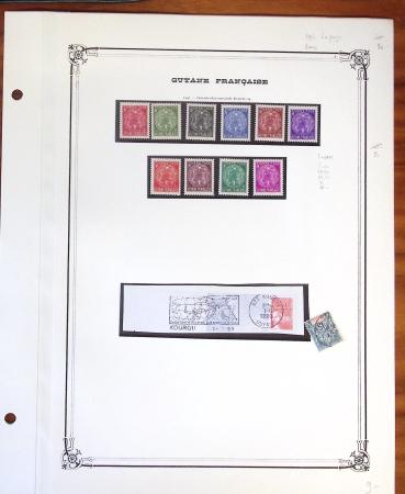 1881-1947 COLONIES D'AMÉRIQUE : Belle collection de
