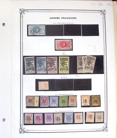 1882-1951 COLONIES D'AFRIQUE : Bel ensemble de divers