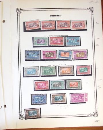 1882-1951 COLONIES D'AFRIQUE : Bel ensemble de divers