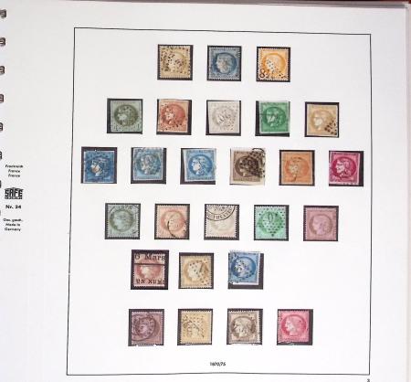 1849-2020, Belle collection de France en 14 classeurs,